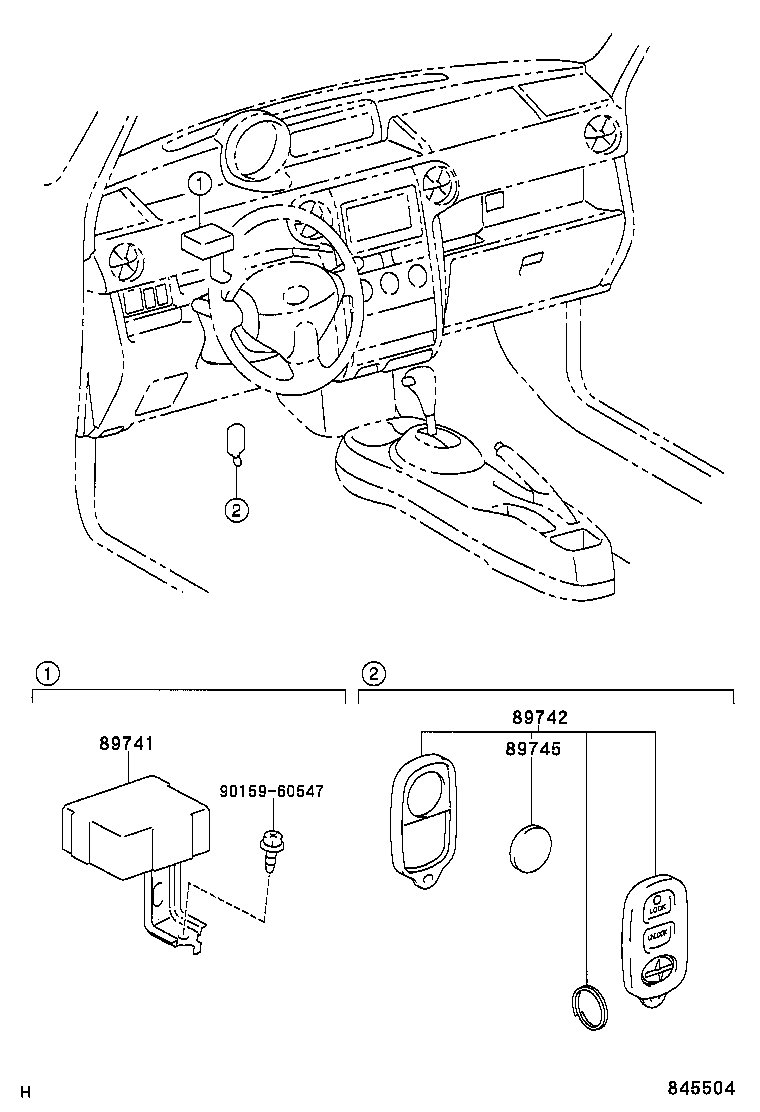  SCION XB |  WIRELESS DOOR LOCK