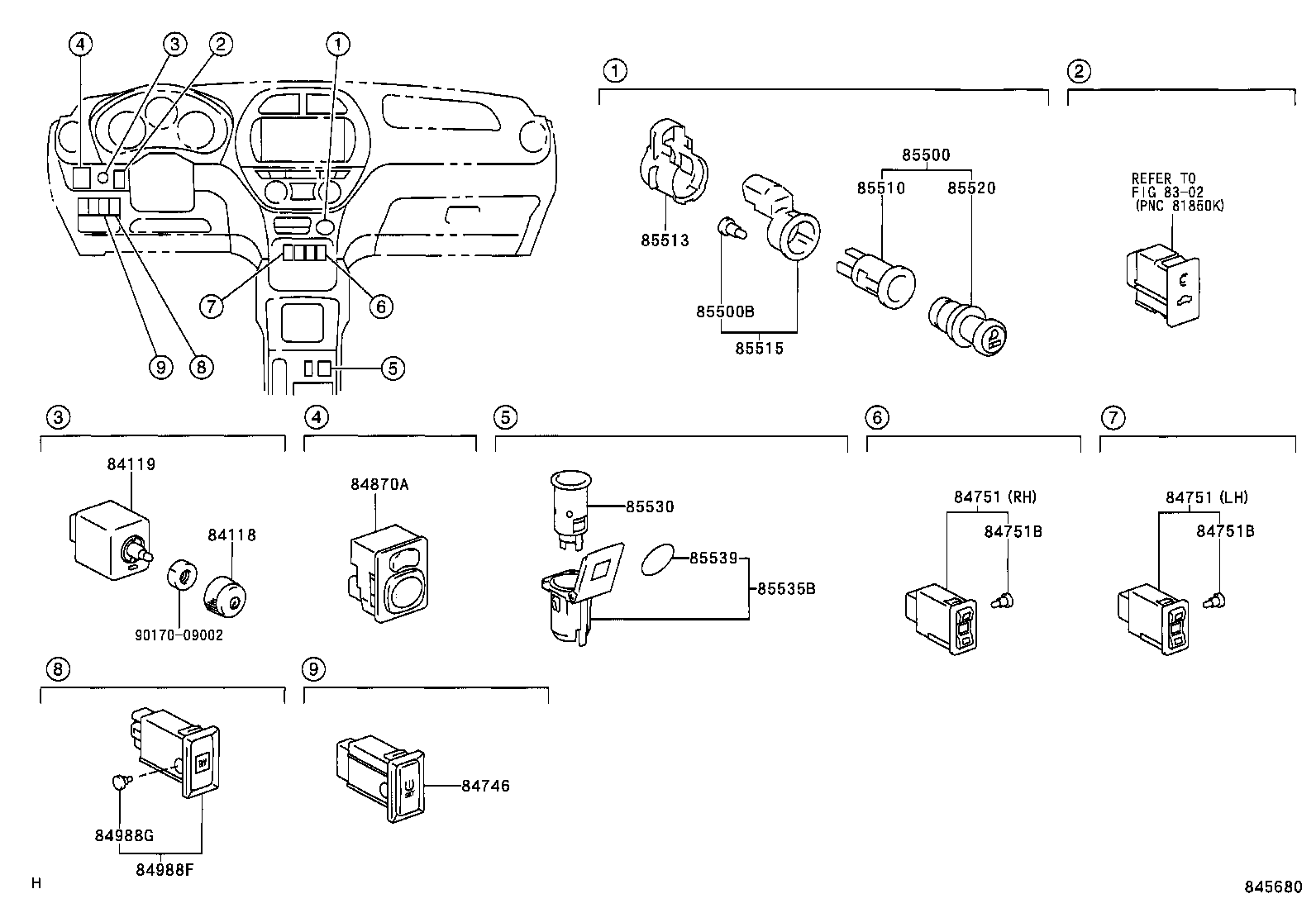  RAV4 |  SWITCH RELAY COMPUTER