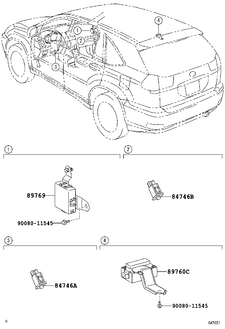  RX330 350 NAP |  TIRE PRESSURE WARNING SYSTEM