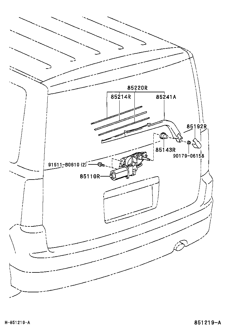  SCION XB |  REAR WIPER