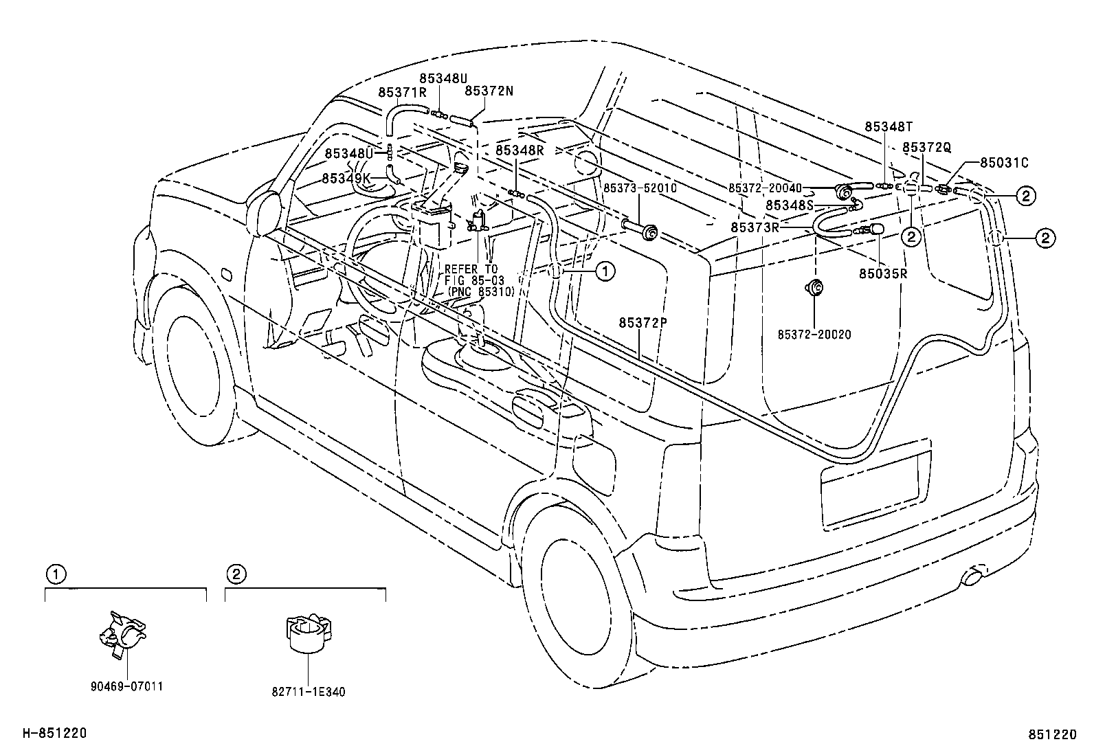  SCION XB |  REAR WASHER