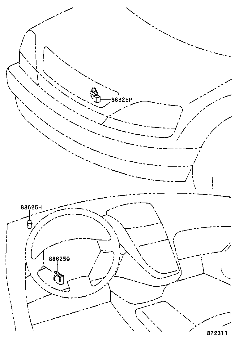  RX300 |  HEATING AIR CONDITIONING CONTROL AIR DUCT