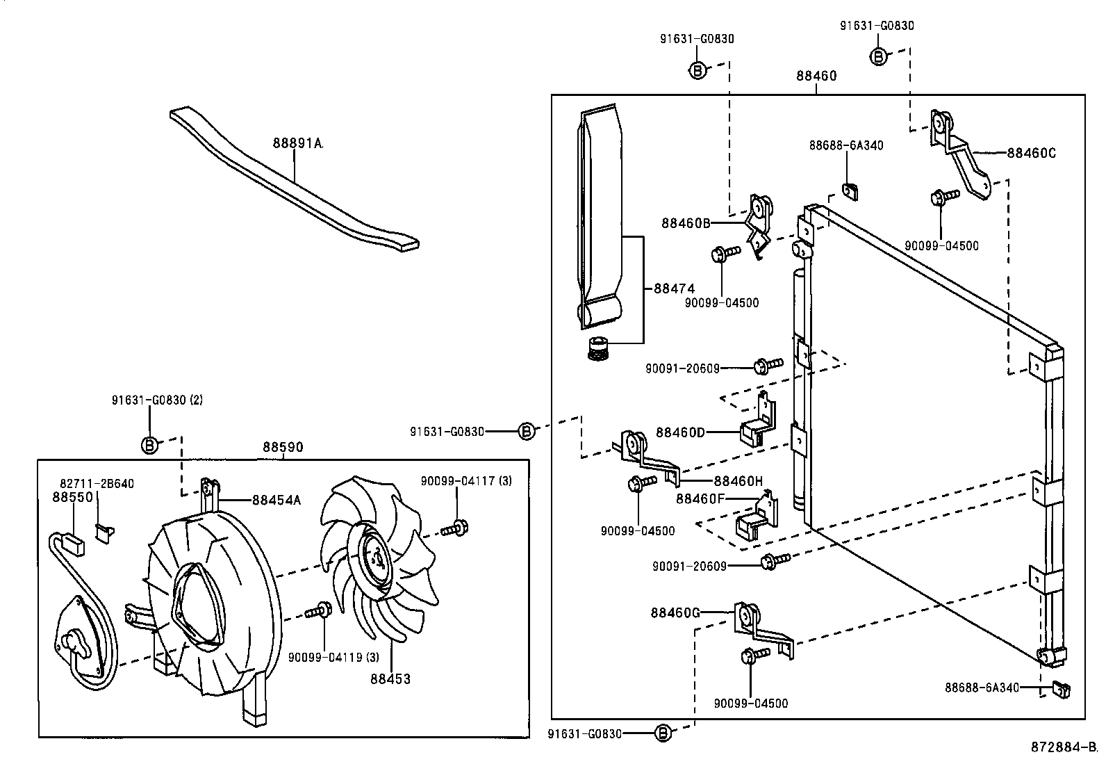  LX470 |  HEATING AIR CONDITIONING COOLER PIPING