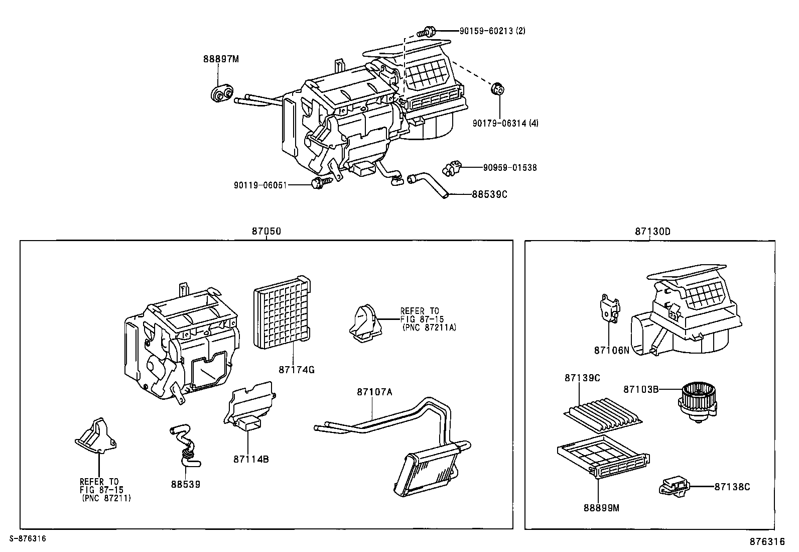  RAV4 |  HEATING AIR CONDITIONING COOLER UNIT