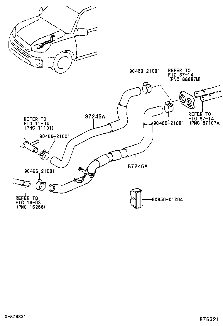  RAV4 |  HEATING AIR CONDITIONING WATER PIPING