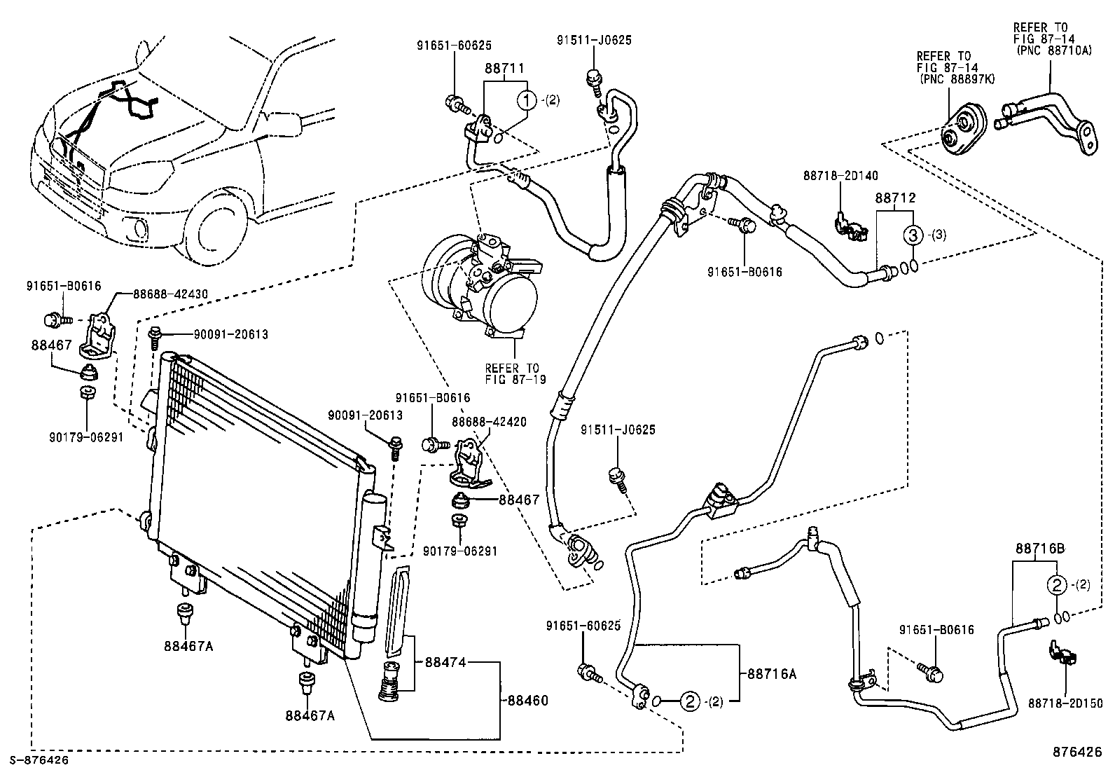  RAV4 |  HEATING AIR CONDITIONING COOLER PIPING