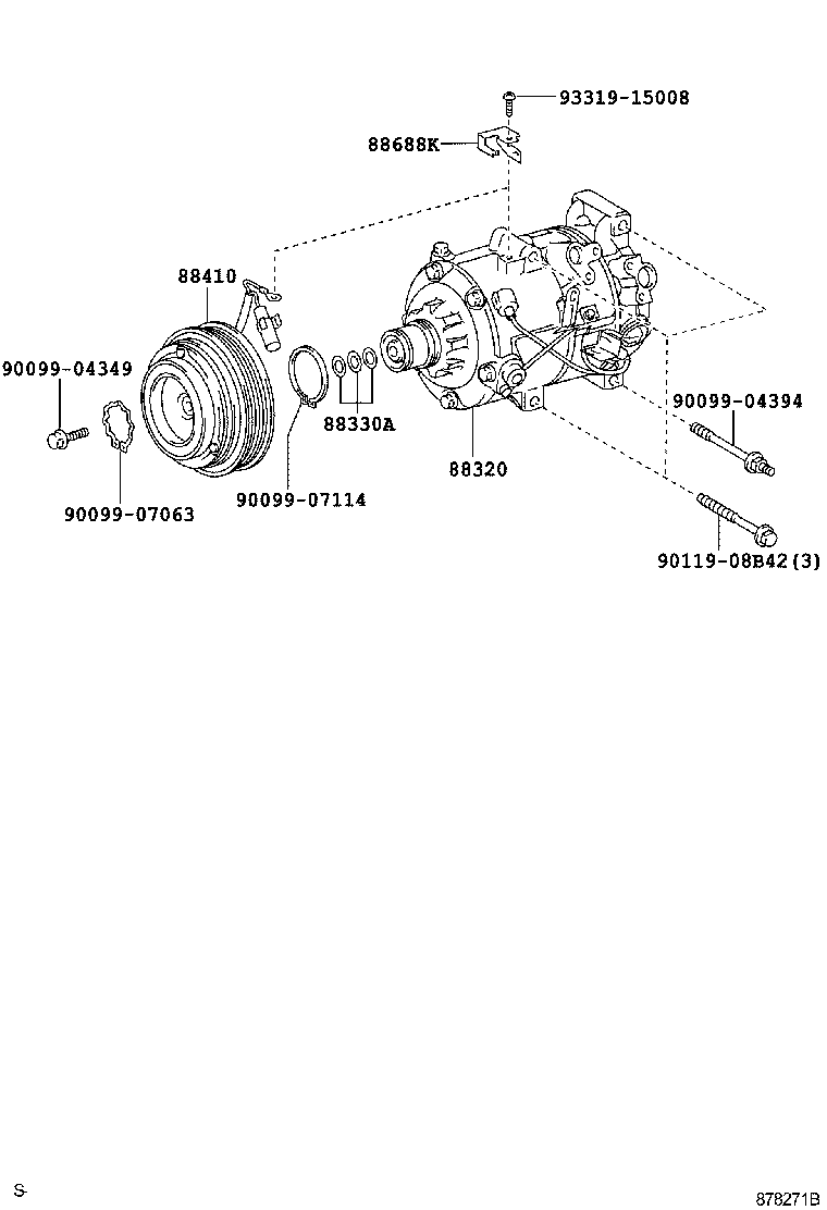  RX330 350 NAP |  HEATING AIR CONDITIONING COMPRESSOR