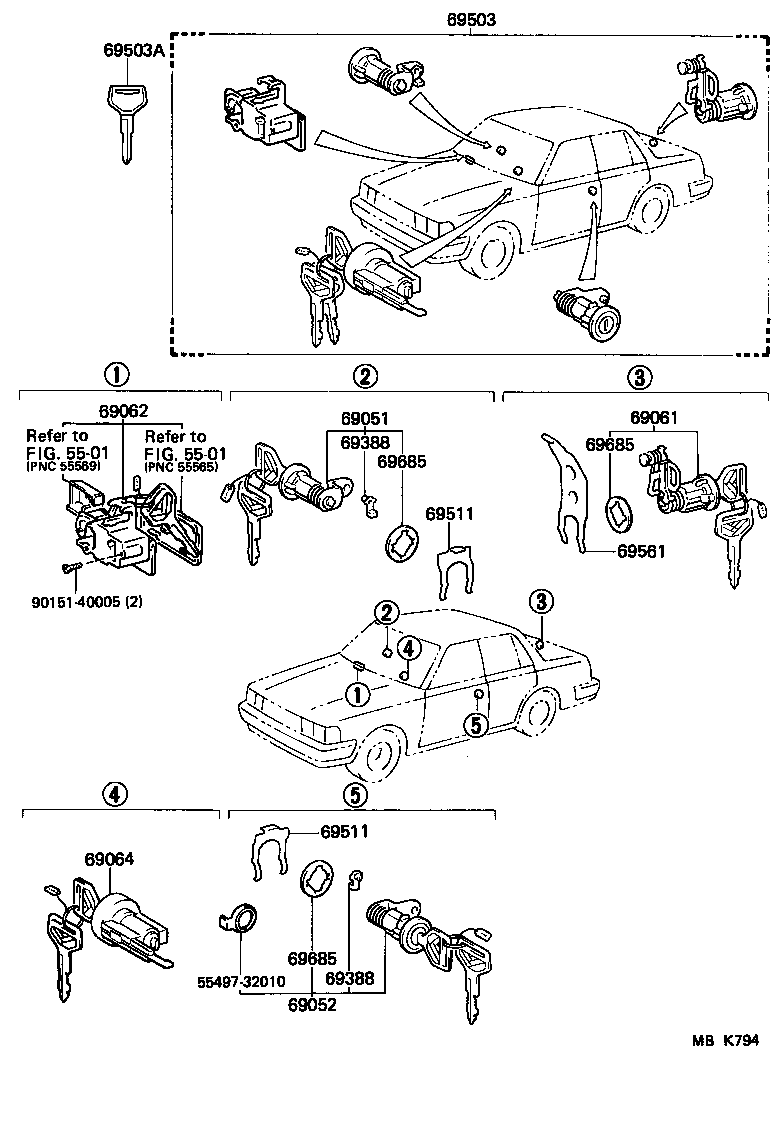  CRESSIDA |  LOCK CYLINDER SET