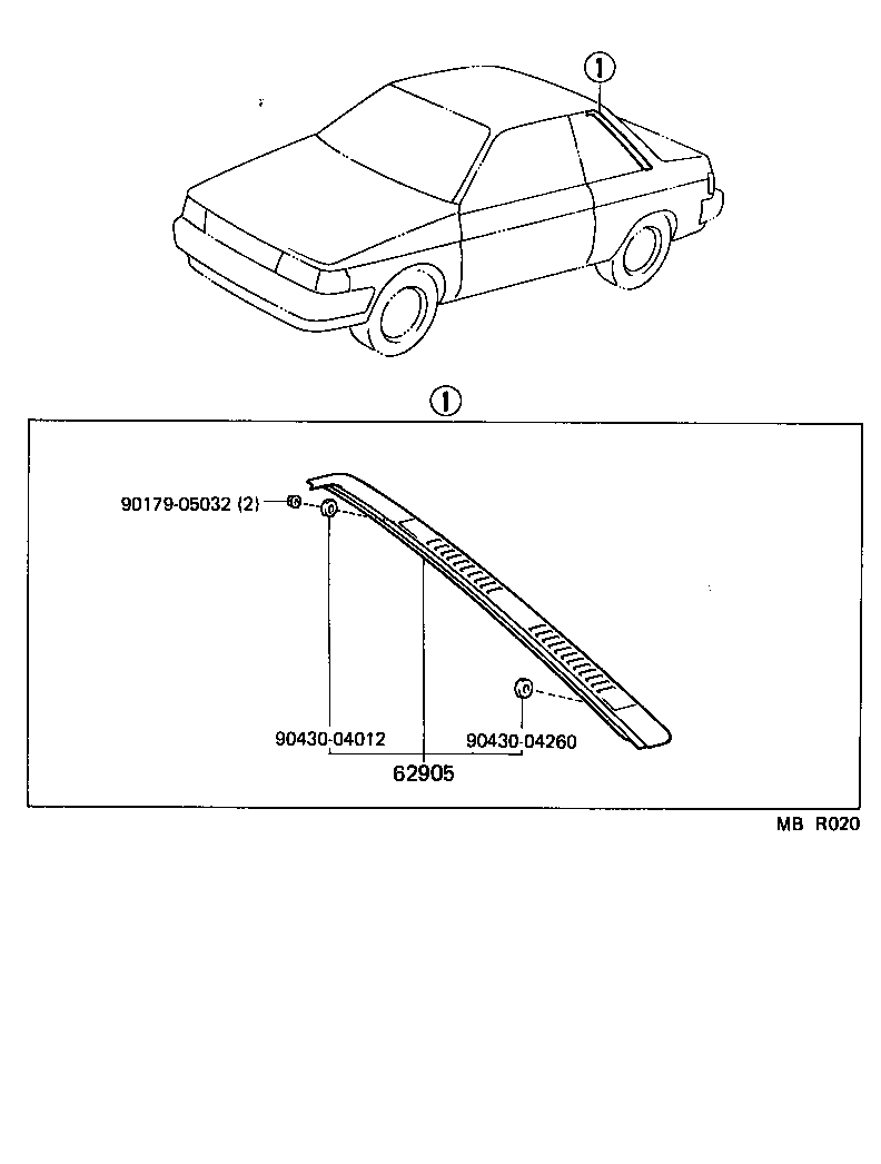  TERCEL |  ROOF SIDE VENTILATOR