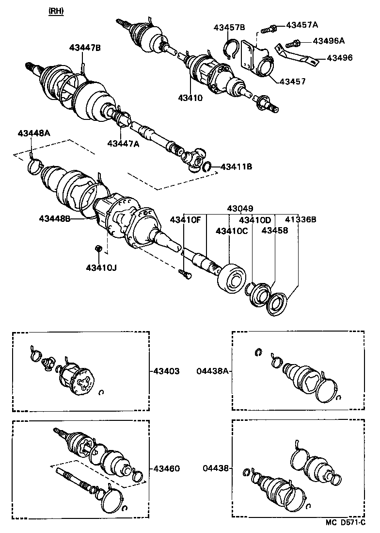  CAMRY |  FRONT DRIVE SHAFT