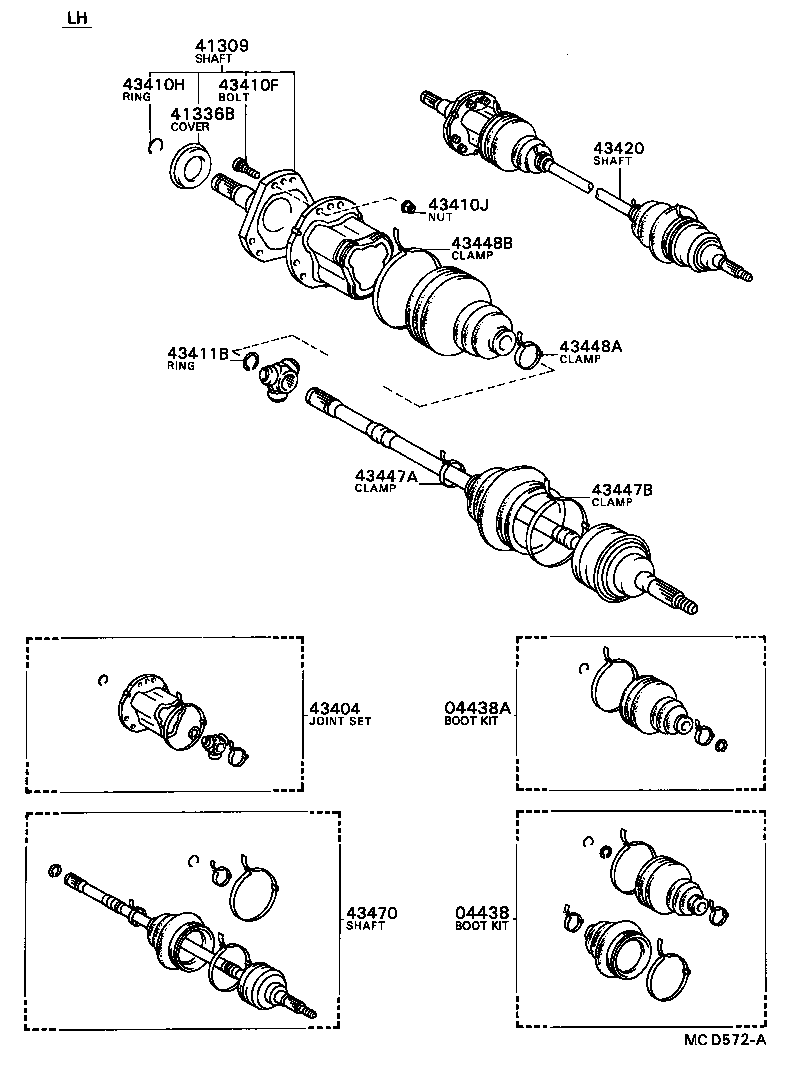  CAMRY |  FRONT DRIVE SHAFT