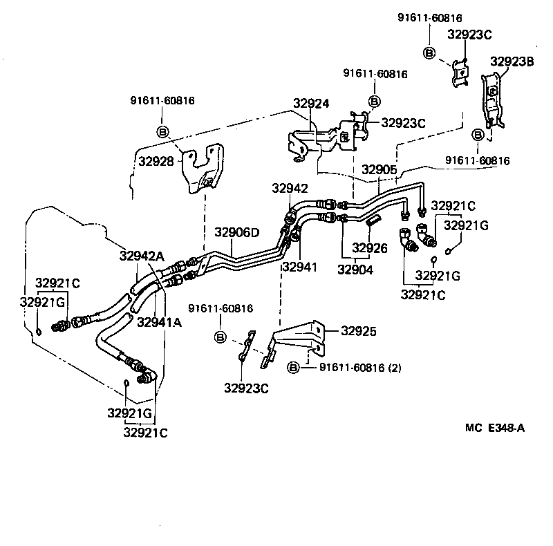  LAND CRUISER 62 |  OIL COOLER TUBE ATM