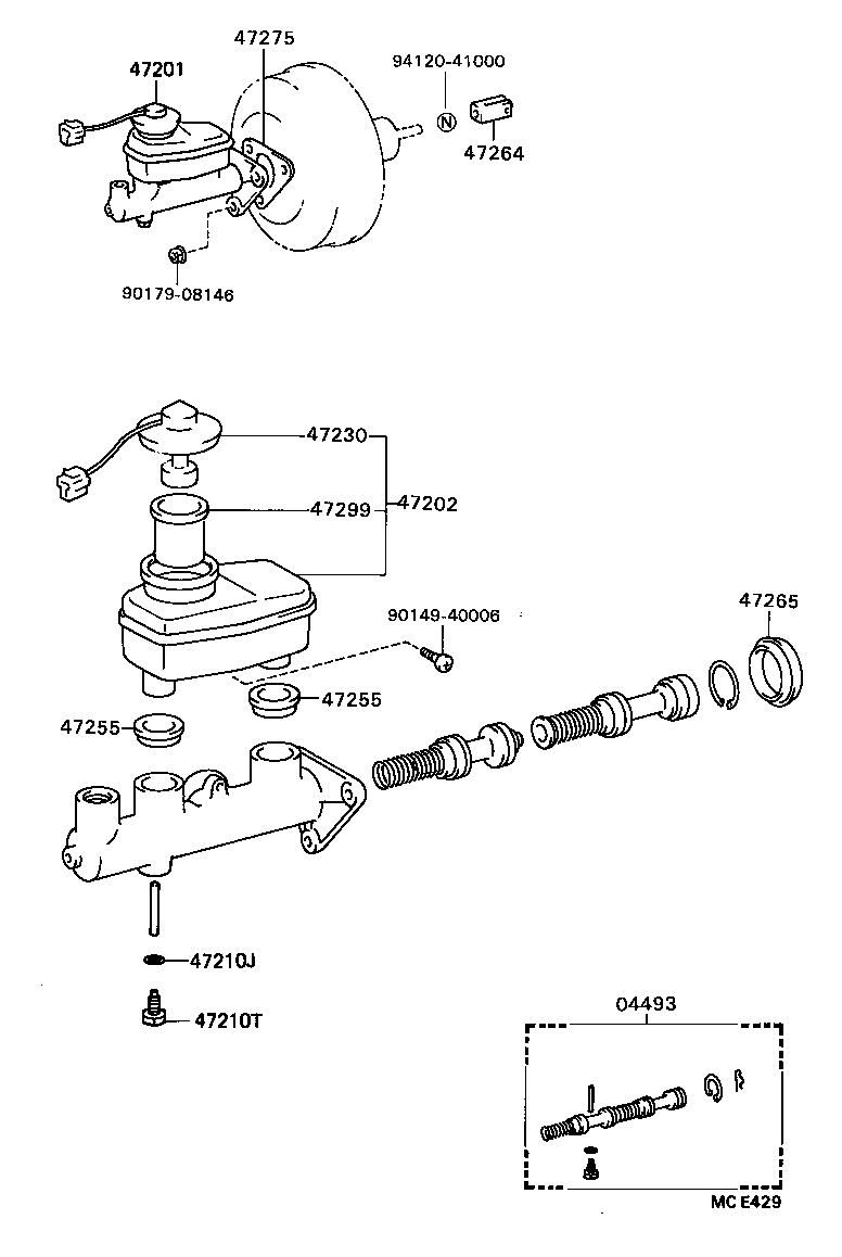  CELICA |  BRAKE MASTER CYLINDER