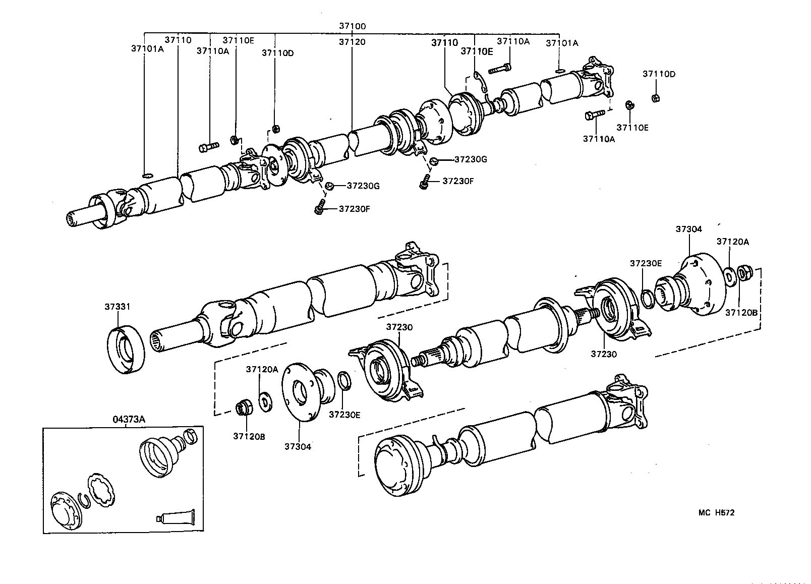  CAMRY |  PROPELLER SHAFT UNIVERSAL JOINT