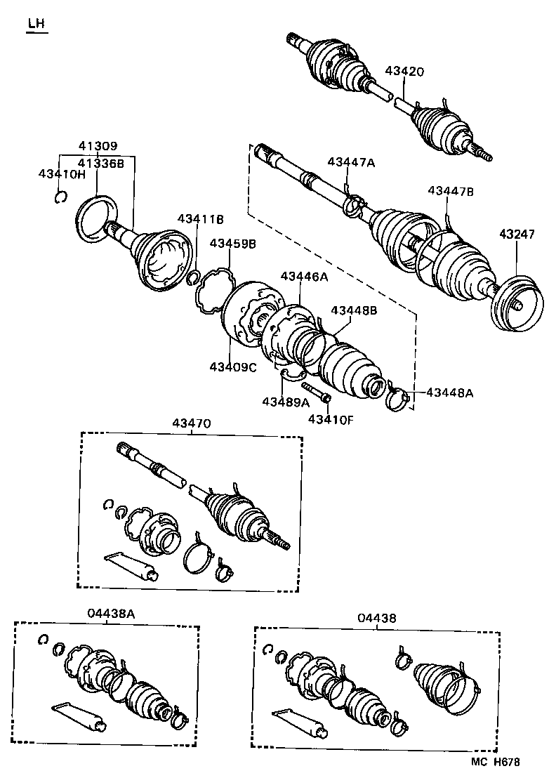  CAMRY NAP |  FRONT DRIVE SHAFT