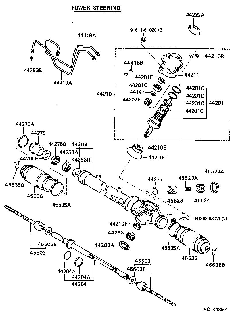  CELICA |  FRONT STEERING GEAR LINK