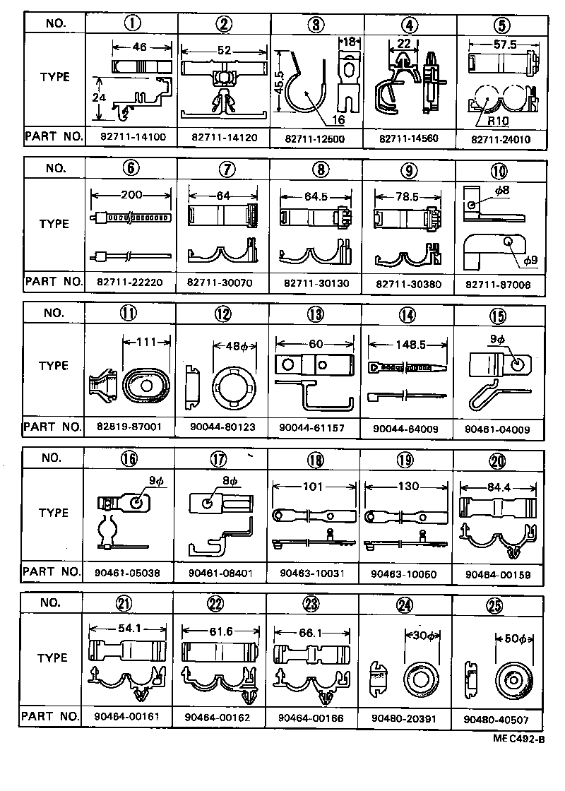  VAN |  WIRING CLAMP