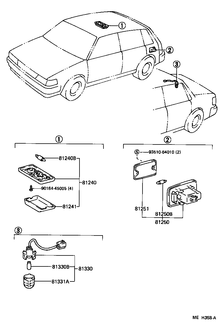  TERCEL |  INTERIOR LAMP