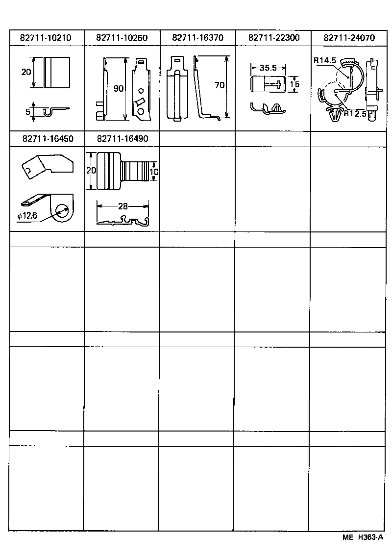  TERCEL |  WIRING CLAMP