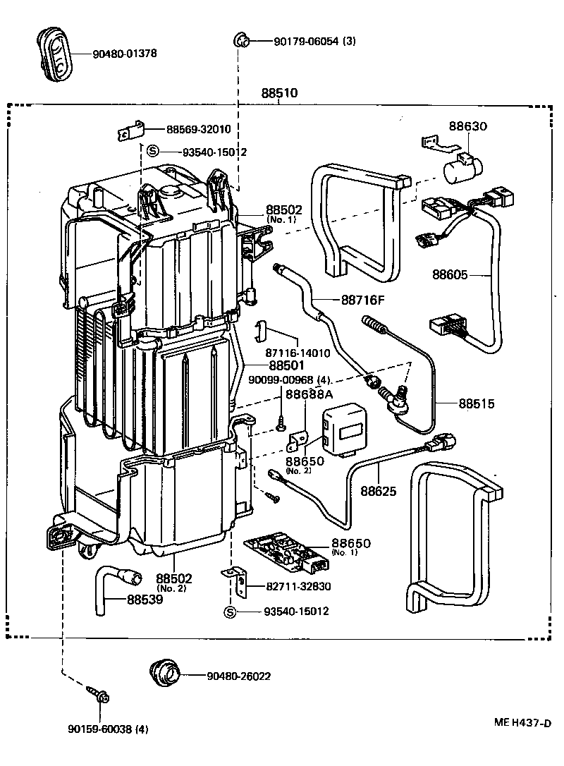  CAMRY |  HEATING AIR CONDITIONING COOLER UNIT