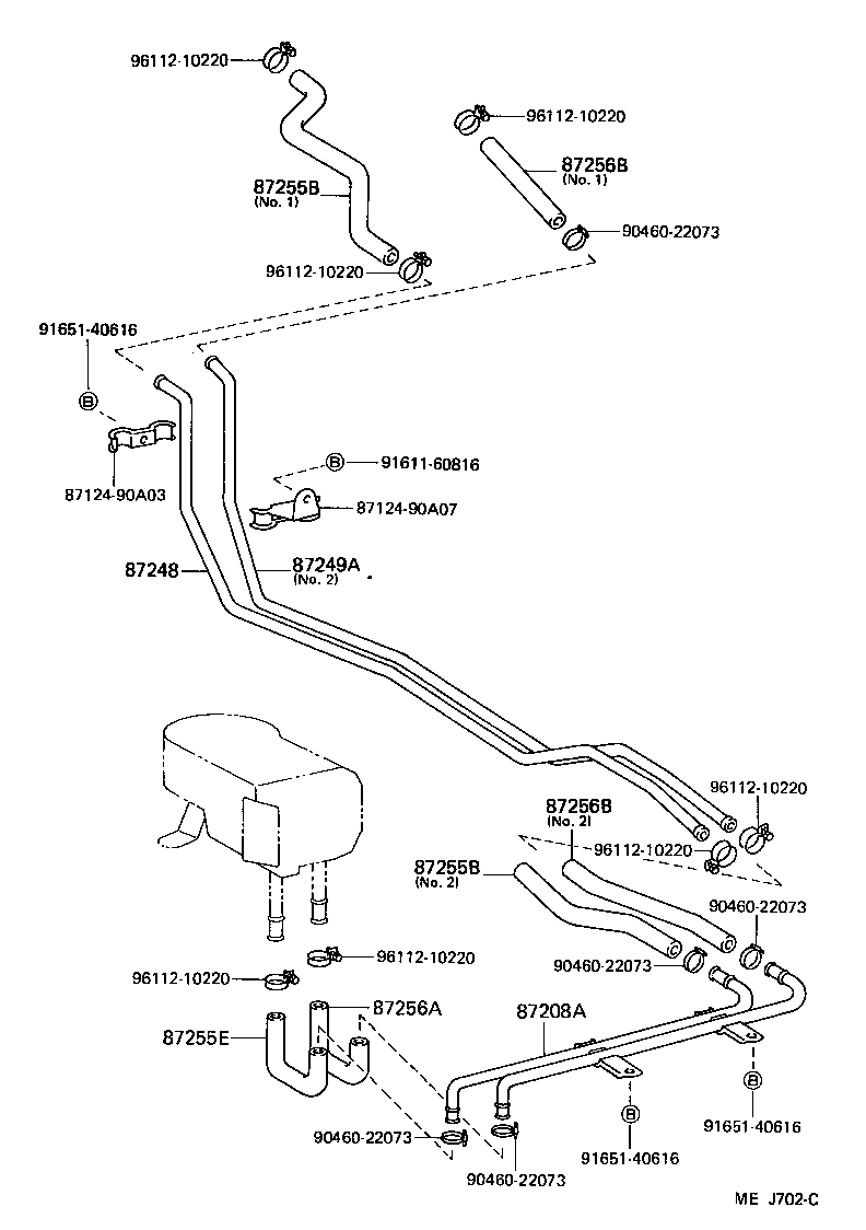  LAND CRUISER 62 |  HEATING AIR CONDITIONING WATER PIPING