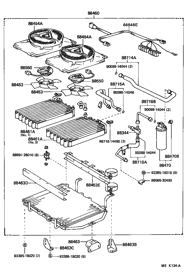  VAN |  HEATING AIR CONDITIONING COOLER PIPING