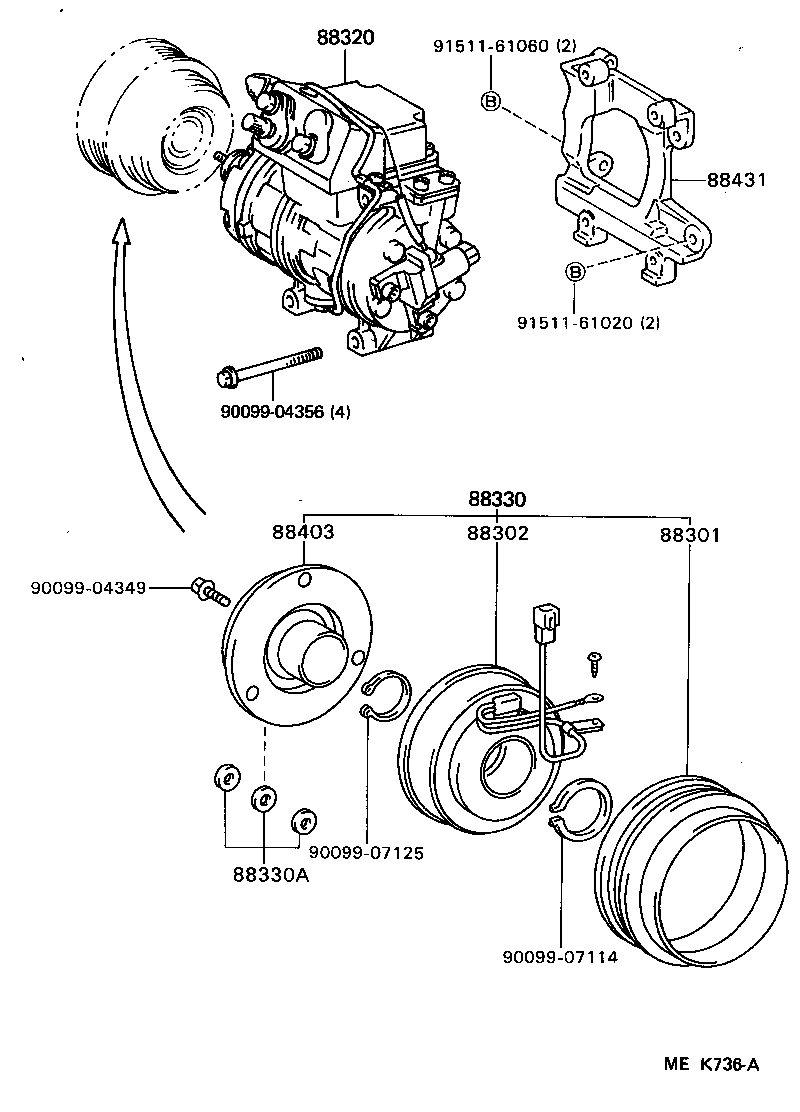  CAMRY |  HEATING AIR CONDITIONING COMPRESSOR