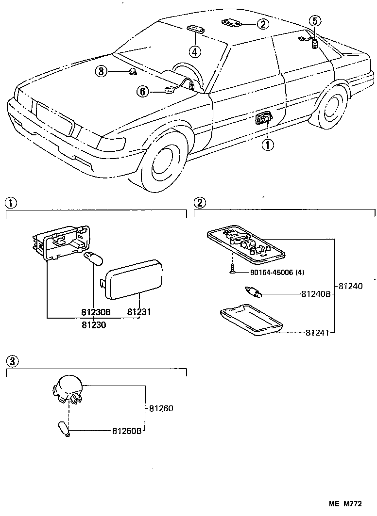  ES250 |  INTERIOR LAMP