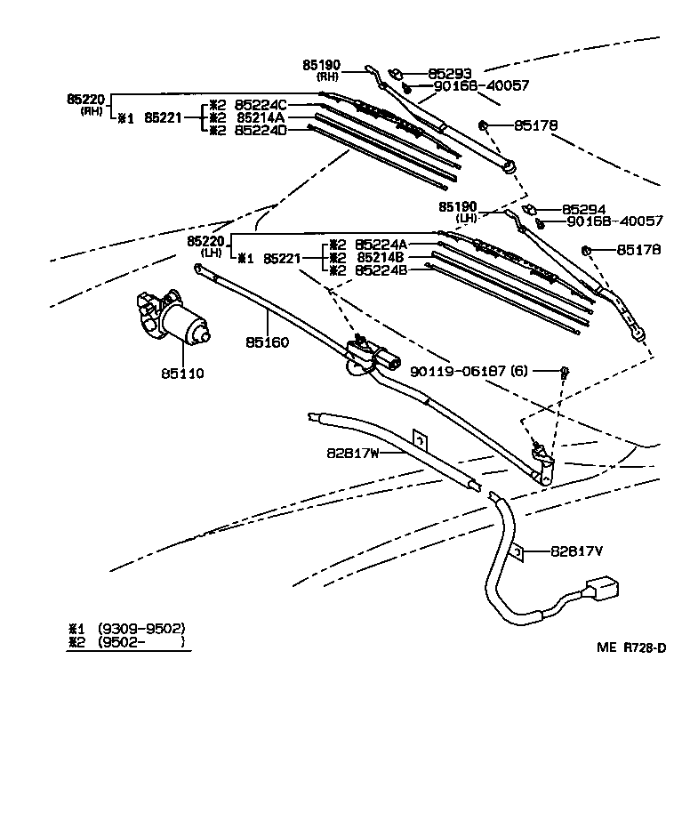  ES300 |  WINDSHIELD WIPER