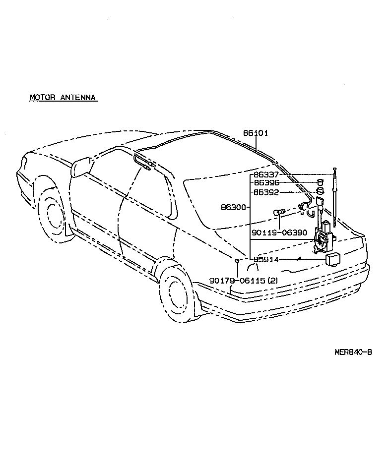  ES300 |  ANTENNA