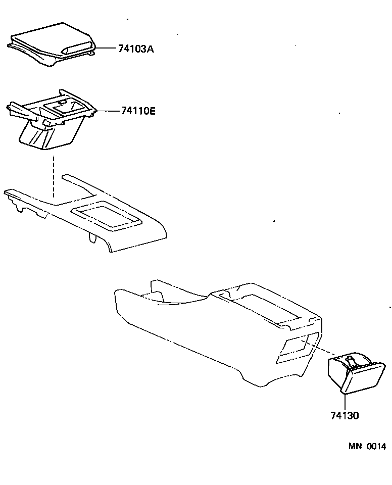  ES250 |  ASH RECEPTACLE