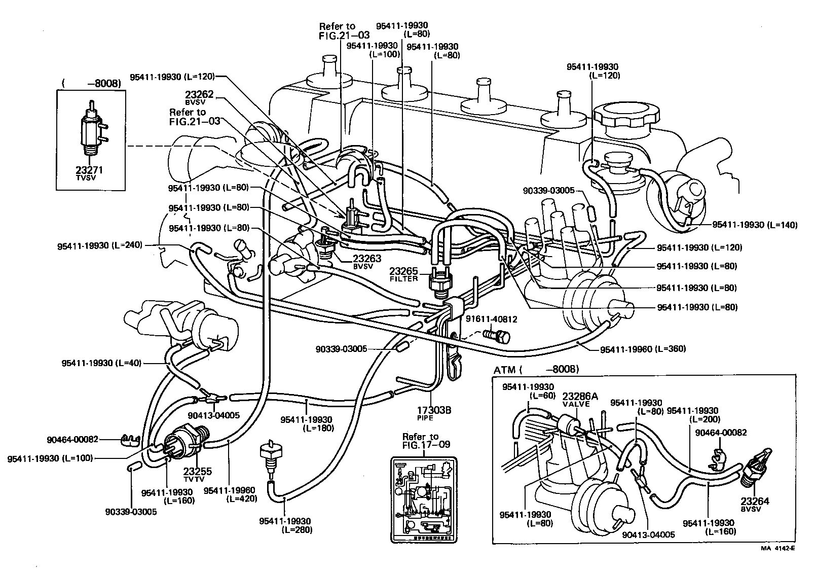  COROLLA |  VACUUM PIPING