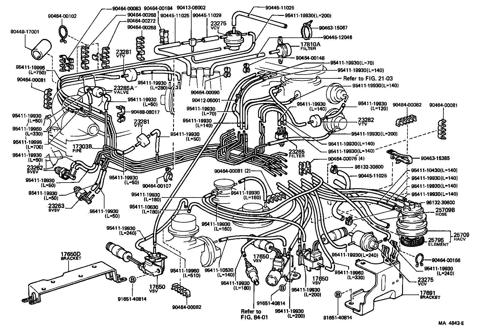  LAND CRUISER 60 |  VACUUM PIPING