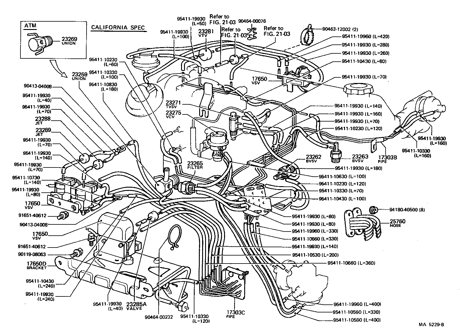  PICKUP |  VACUUM PIPING