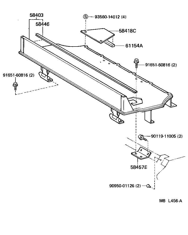  LAND CRUISER 60 |  DECK BOARD DECK TRIM COVER