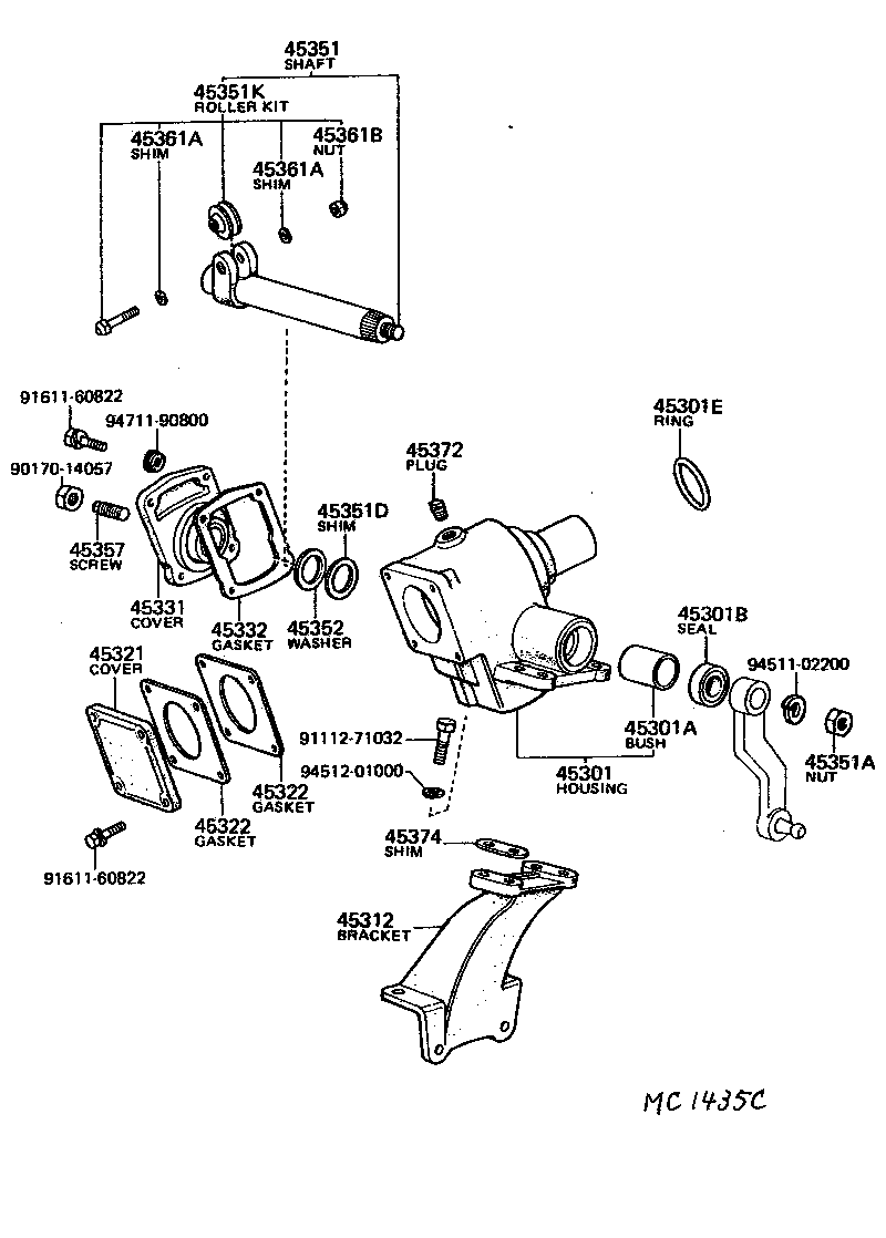  LAND CRUISER 40 55 |  STEERING COLUMN SHAFT