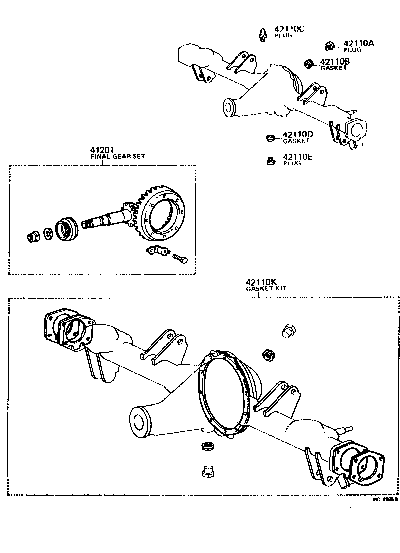  CELICA |  REAR AXLE HOUSING DIFFERENTIAL