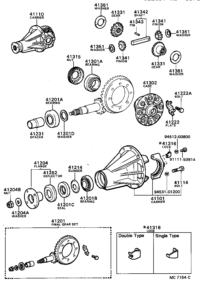  CRESSIDA |  REAR AXLE HOUSING DIFFERENTIAL