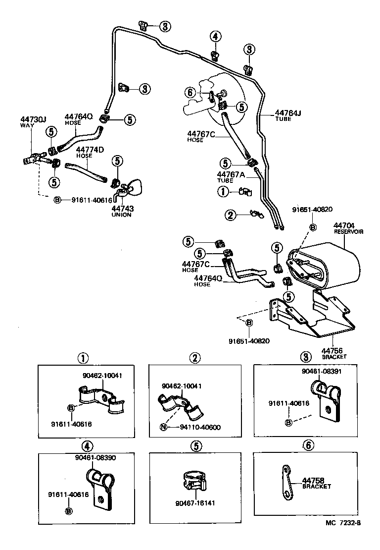  LAND CRUISER 40 |  BRAKE BOOSTER VACUUM TUBE