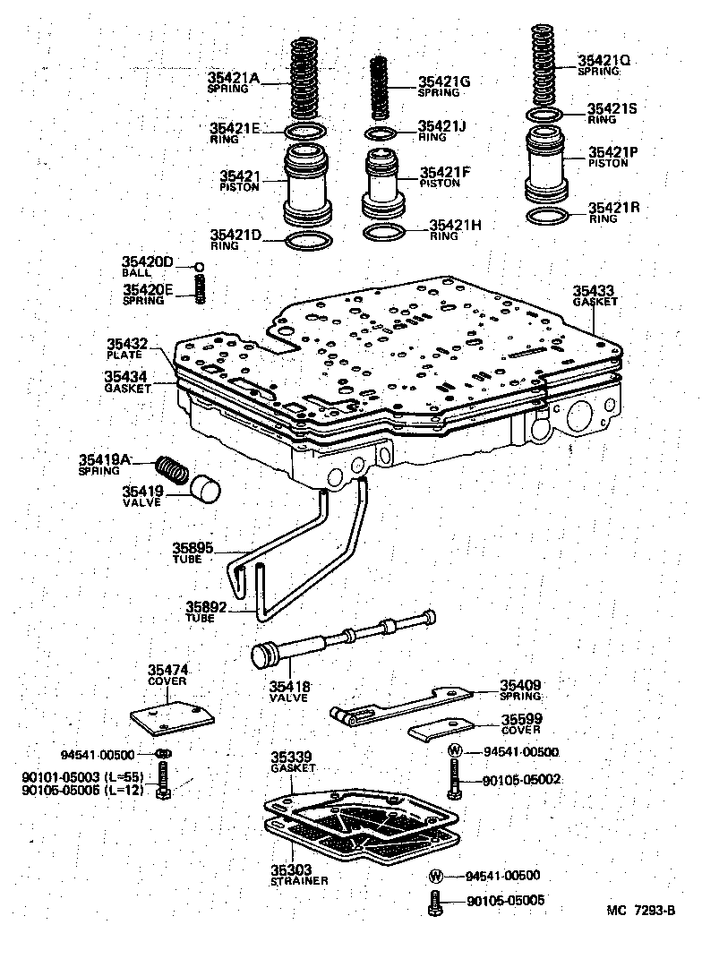  CRESSIDA |  VALVE BODY OIL STRAINER ATM