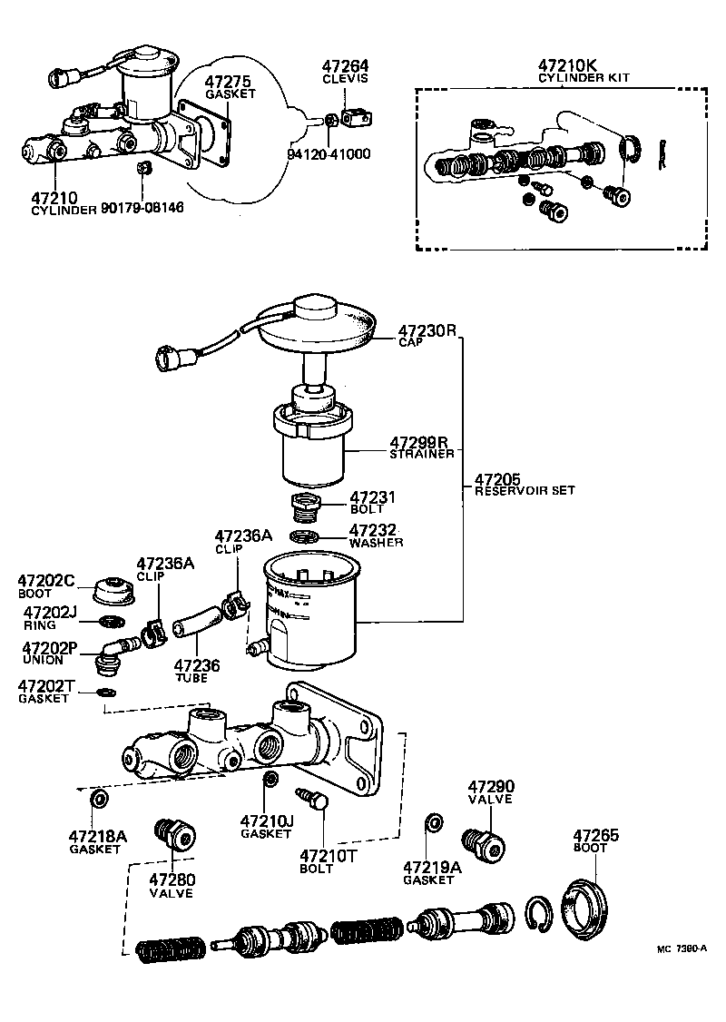  CRESSIDA |  BRAKE MASTER CYLINDER