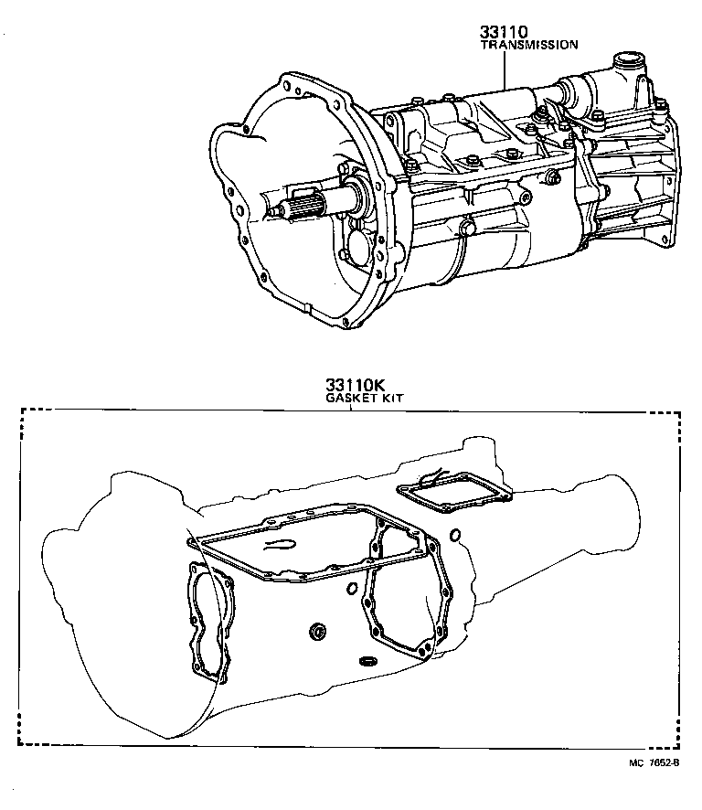  PICKUP |  TRANSAXLE OR TRANSMISSION ASSY GASKET KIT MTM