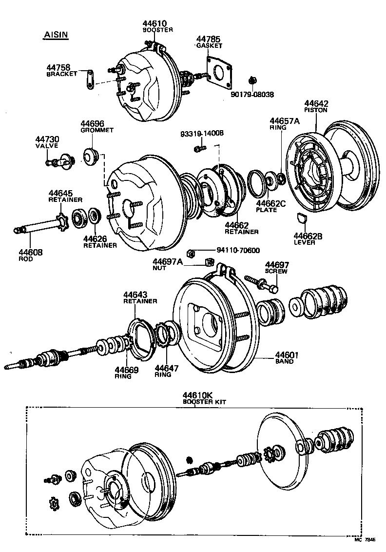  CELICA |  BRAKE BOOSTER VACUUM TUBE