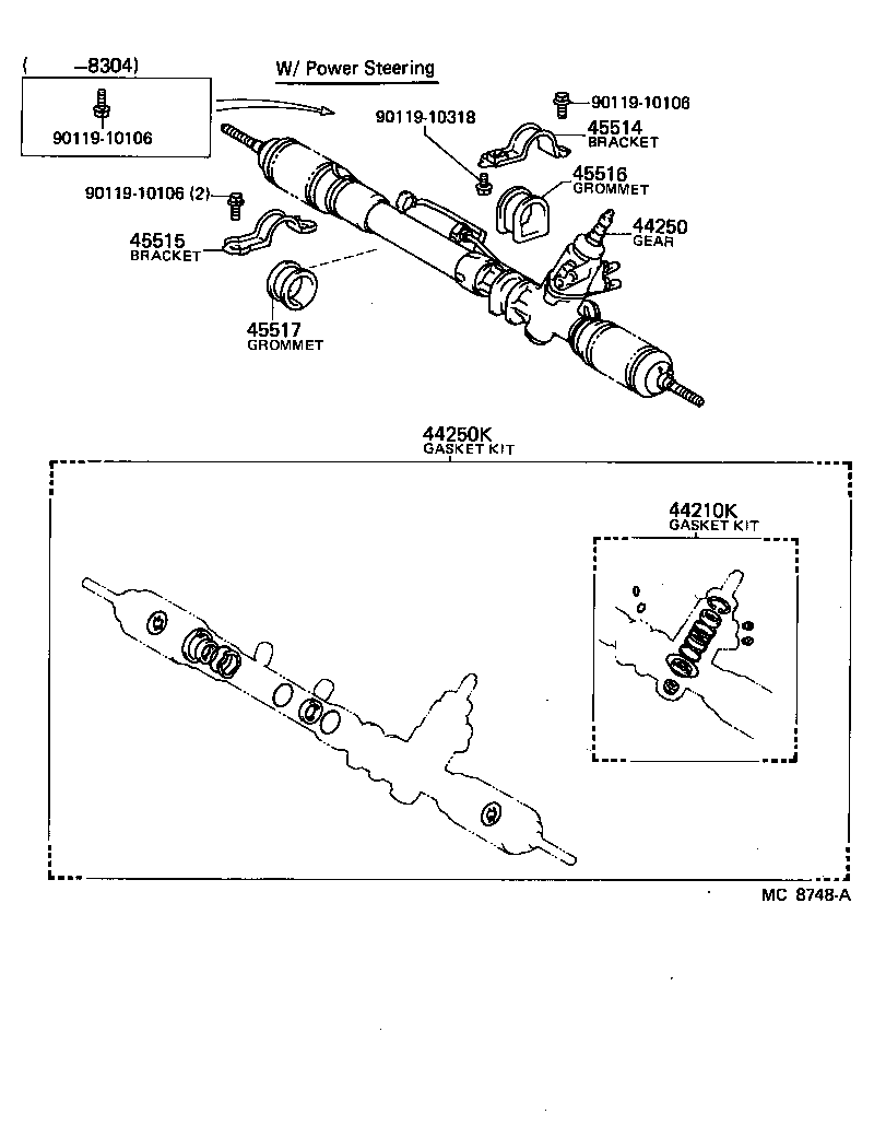  COROLLA |  STEERING COLUMN SHAFT