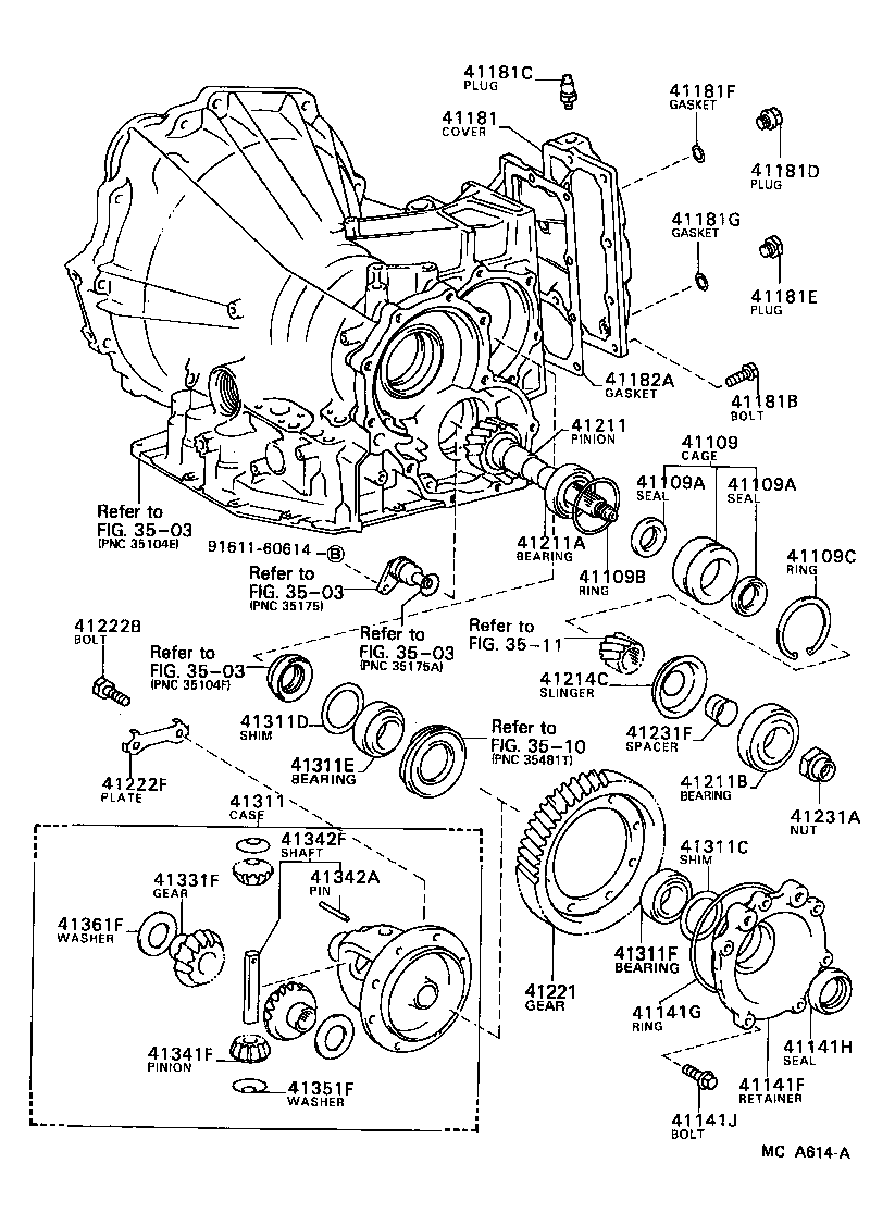  CAMRY |  FRONT AXLE HOUSING DIFFERENTIAL