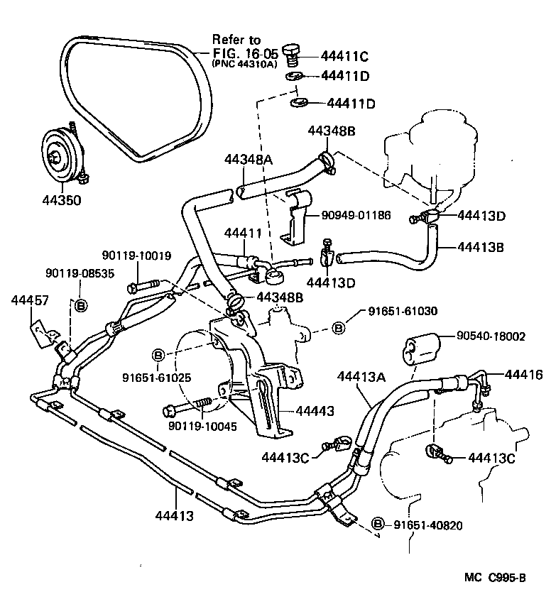  LAND CRUISER 60 |  POWER STEERING TUBE