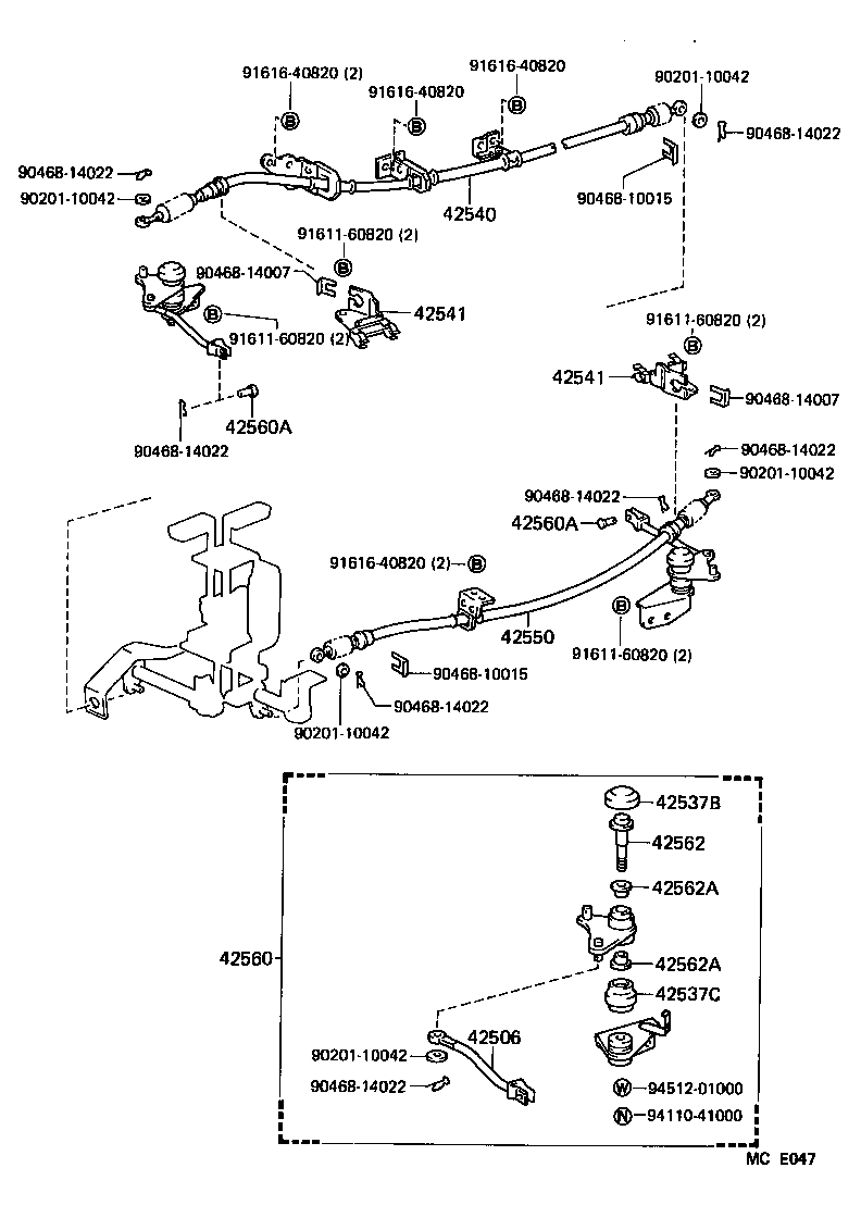  LAND CRUISER 60 |  DIFFERENTIAL LOCK CONTROL