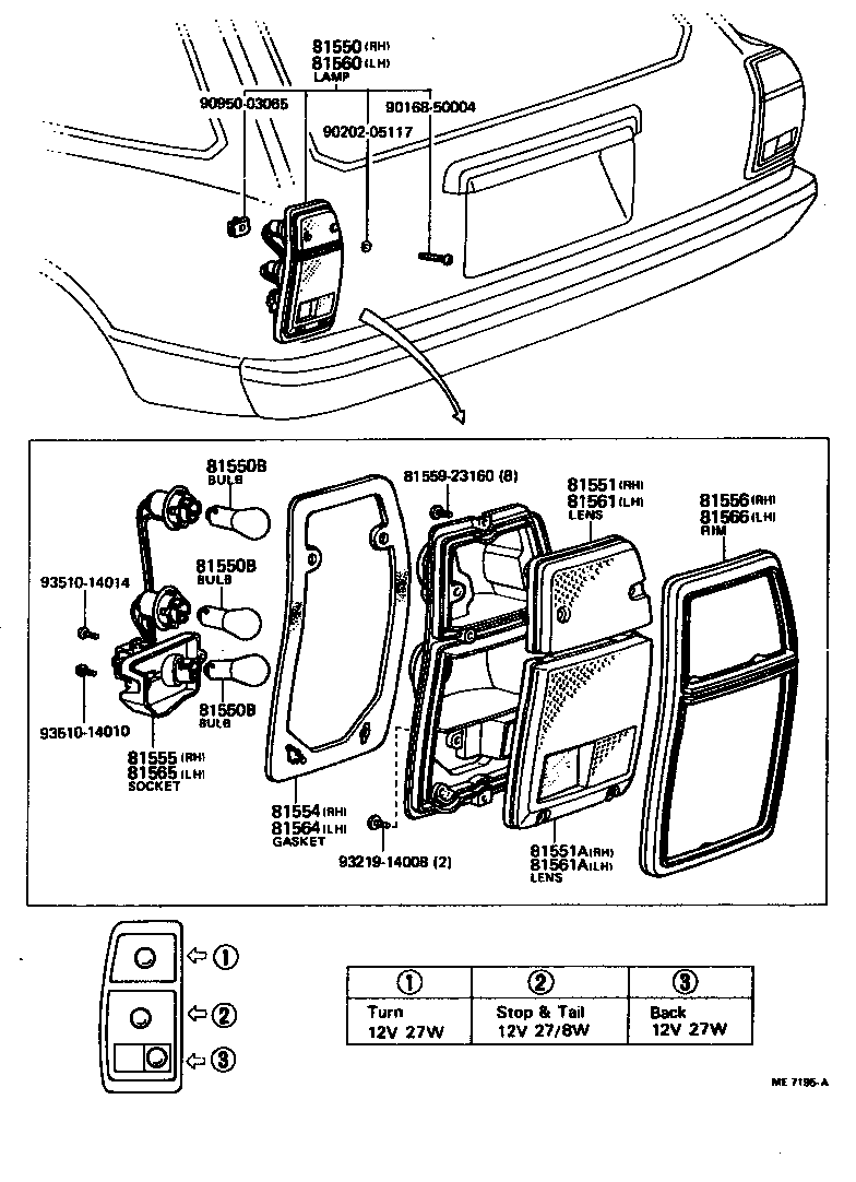  CRESSIDA |  REAR COMBINATION LAMP