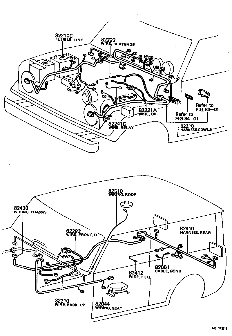  LAND CRUISER 40 55 |  WIRING CLAMP
