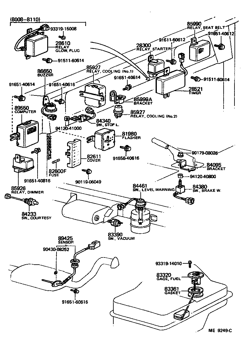  LAND CRUISER 40 |  SWITCH RELAY COMPUTER